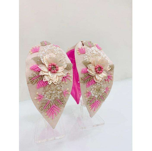 Diadema de Cuentas de Semillas Multicolores de Primera Calidad Diseñada para Accesorios Decorativos para el Cabello con un Estilo y un Toque de Lujo - Product Image 1