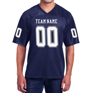 Maillot de football américain personnalisé 2025, sublimation, respirant, manches courtes, léger, logo personnalisé pour hommes - Product Image 3