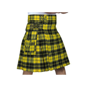Kilt écossais traditionnel pour homme en acier inoxydable avec logo personnalisé, style décontracté, couleur personnalisée, vente en gros - Product Image 1