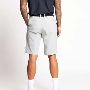 Ensemble deux pièces de polos et de shorts décontractés d'été avec logo personnalisé Ensembles de survêtement courts côtelés pour hommes Shorts pour hommes - Product Image 3