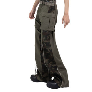 Premium Quality <b>Men</b> Customized Logo Printed for <b>Men's</b> Outfit Plain Colorful Cargo Trousers - Product Image 2