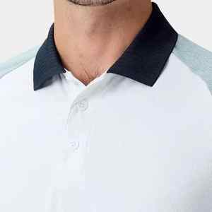 Polo en coton à manches courtes avec logo brodé personnalisé, tenue décontractée, t-shirt d'extérieur pour hommes - Product Image 5