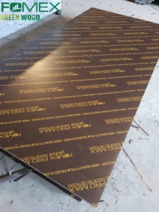 Contrachapado de Madera Dura de Acacia 100% Fabricado en Vietnam, 4x8 pies, 11-21 mm, Recubierto Fenólico, Cara/Reverso Marrón, E1 Ecológico Resistente al Agua - Product Image 3