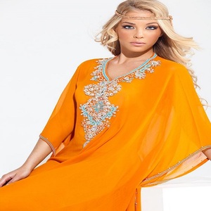 Vestidos Abaya de caftán de diseño tradicional, vestidos de todas las tallas disponibles para ropa musulmana, vestido fácil de manejar, recién llegado - Product Image 1