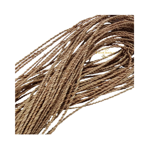 Corde en jacinthe d'eau biologique et écologique, couleur naturelle, torsion solide, pour la décoration intérieure, promotion en gros - Product Image 2