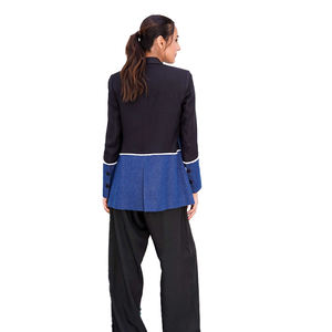 เสื้อเบลเซอร์ทรง 3 มิติ คอวี ติดกระดุมเม็ดเดียว ผ้าขนสัตว์ ทอเนื้อแน่น ไม่ยับ สำหรับผู้หญิงและผู้ชาย สไตล์ลำลองทางธุรกิจ คุณภาพสูง ทันสมัย - Product Image 6