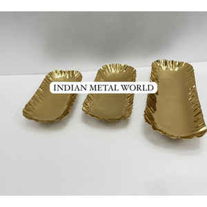 Bol à chocolat rond en aluminium finition or, design tendance, fait à la main, bol à bonbons en métal, prix économique - Product Image 5