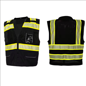Chaleco de Seguridad Reflectante de Alta Visibilidad Personalizable con Opción de Logotipo, Material de Poliéster/Nailon para Adultos - Product Image 6