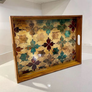 Plateau de service en bois MDF avec revêtement émaillé, design, hôtels et restaurants, articles de cuisine, plateau de table, haute qualité - Product Image 1