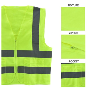 2025 personnalisé sécurité Offre Spéciale plusieurs tailles Oem vêtements de travail gilet de sécurité Construction haute visibilité vêtements gilet de sécurité réfléchissant - Product Image 6