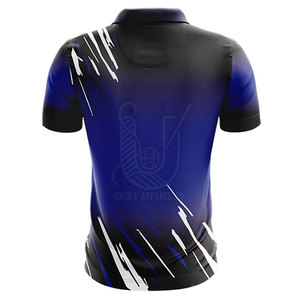 Chemises de sport personnalisées pour hommes - 100% polyester, uni, séchage rapide et respirant, manches courtes, haute qualité - Product Image 2