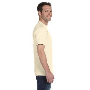 T-shirt à manches courtes 100% coton pour homme, vêtement de haute qualité et pas cher, de couleur unie, coupe ajustée, col rond, imprimé, personnalisé, du Bangladesh - Product Image 5