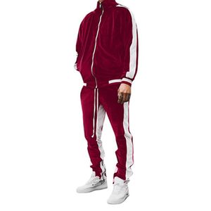 Survêtements en polyester pour hommes Ensembles de jogging Streetwear personnalisés Marque privée Ensemble 2 pièces vierge Survêtements pour hommes Ensemble pantalon de survêtement et sweat à capuche - Product Image 1