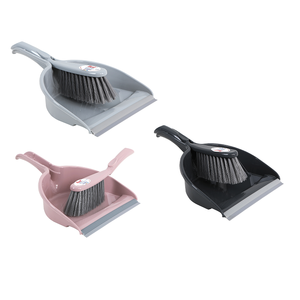 High Quality Mini Household Cleaning Set Pastel PP Broom Head and Dustpan Small Table Desk Usage - Product Image 1
