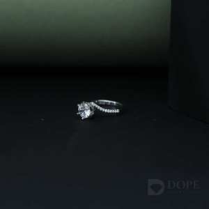 Bague en or fin 14KT 1.0ct Solitaire Diamond Classic IGI Certified Wedding Engagement Anniversary or Party Gift for Her - Product Image 4