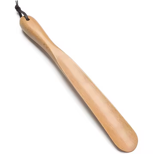 Chausse-pied élégant en bois artisanat naturel meilleure qualité facile à porter chausse-pied en bois taille longue fait à la main logo de la meilleure qualité - Product Image 2