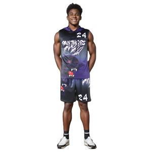 Uniformes de Fútbol Americano 7v7 de Poliéster 100% Transpirable con Diseño Sublimado, Conjuntos de Camisetas de Fútbol Personalizadas de Tallas Grandes, Opciones de Impresión 3D - Product Image 6