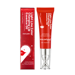 HALORINNA Anti Fine Lines Magic Color Changing Lip <span class=keywords><strong>Oil</strong></span> 10ml Cherry <span class=keywords><strong>Pink</strong></span> Melembapkan, Mempertebal, dan Memperbaiki Bibir Serum <span class=keywords><strong>Oil</strong></span> untuk Perawatan Bibir - Product Image 6