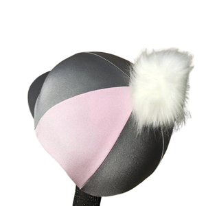 Sombrero de equitación de alta calidad, funda de seda, Rosa francesa. Gorro de pompón o Pico de bolsillo disponible. Sombreros de seda con pompón y botones - Product Image 5