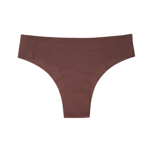 Culottes string sans couture taille basse en soie glacée douce et confortable pour femmes – Vente en gros - Product Image 3