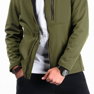 Diseña tu propio color y tamaño diferente Chaqueta Softshell para hombre Chaqueta Softshell a prueba de viento para hombre Chaqueta Softshell hecha a medida - Product Image 6
