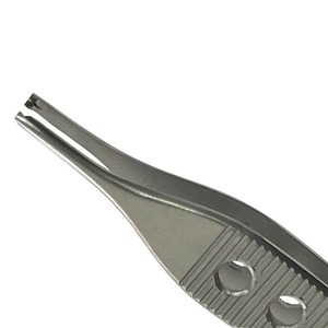 Adson Forceps Instruments 12.5cm Fine Adson Tissue Forceps Micro Plain Straight Diamond Dusted Tissue Tweezer Pliers Dental - Product Image 4