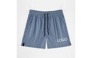 2025 personnalisable de haute qualité garçons collège basket-ball Shorts motif solide personnalisé Sublimation fermeture éclair poches High Street Style - Product Image 2