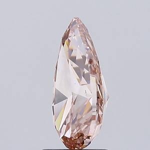 Diamant de laboratoire de forme poire 2,13 carats, rose vif fantaisie, VVS2 - Product Image 3