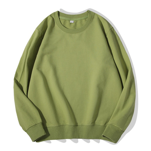 Venta caliente algodón mezclado pulóver ropa de calle sudadera de hombre personalizado de gran tamaño gota hombro cuello redondo sudaderas - Product Image 3