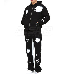 Survêtements tendance à coupe ajustée avec impression en relief, les plus vendus, avec logo personnalisé - Product Image 4