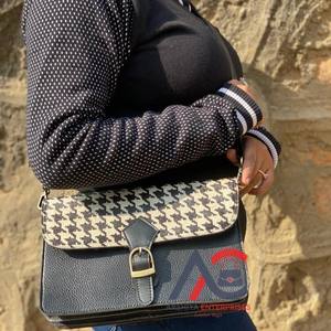 Nuevos bolsos de hombro de cuero de piel con estampado de animales de estilo occidental, bolsos laterales de cuero de piel auténtica de alta calidad - Product Image 1