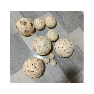 Bola Decorativa de Ratán Hecha a Mano en Vietnam, Adorno Tejido Ecológico, Perfecto para Decoración del Hogar y Exportación Minorista 2025 - Product Image 2