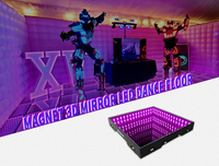 Miroir Infinity 3d vidéo lumière Led piste de danse