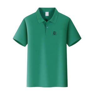 Camiseta de hombre de alta calidad Polo de algodón y poliéster Logotipo personalizado Camiseta Lisa Polo de verano de peso pesado para hombre - Product Image 1