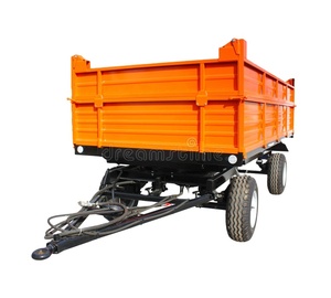 Remolque de volteo de Tractor usado para granja, remolque de granja de 10 toneladas con certificado CE - Product Image 2