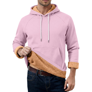 Sweat à capuche pour homme en coton mélangé de haute qualité avec logo personnalisé, sweat à capuche uni, vêtements de mode, sweat à capuche à coupe régulière pour homme - Product Image 1