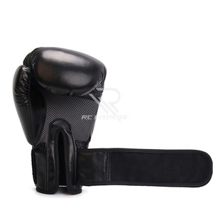 Gants de boxe en cuir personnalisables avec logo pour adultes, fermeture auto-agrippante antidérapante, vêtements de fitness RC personnalisables - Product Image 5
