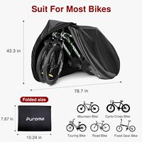 IRIS Cycle Safe Pro Housse de vélo toutes saisons pour vélos de route BMX Cruisers Vélos pour enfants-Protection contre la pluie/le soleil/le vent en polyester