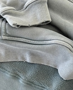 Sweat à capuche surdimensionné zippé en molleton français 420 GSM, couture contrastée, streetwear personnalisé, nouvelle mode de haute qualité - Product Image 6