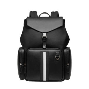 Promoción al por mayor, mochila de cuero personalizada para hombre, mochila portátil de viaje nocturno para uso en el gimnasio - Product Image 5