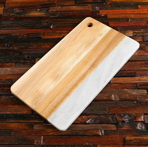 Planche à découper en marbre au design élégant Planche à découper en marbre avec impression en or Planche à découper en marbre personnalisée avec logo personnalisé - Product Image 3