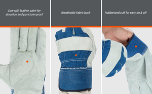 Gants de travail de sécurité texturés antistatiques résistants aux déchirures en latex PROTEXA INDUSTRIES - Sans silicone, sans poudre, stériles - Product Image 6