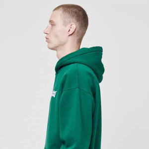 Sweat à capuche zippé de qualité supérieure 310 g/m² en molleton bouclette de coton respirant et écologique pour homme – Pull décontracté d'hiver à capuche haute - Product Image 5