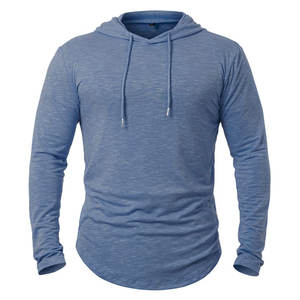 Men Autumn Workout Long Sleeves <b>Hoodie</b>-Lightweight Breathable Eco-Friendly <b>Gym</b> <b>Hoodie</b> Quick Dry Feature for Fitness Bodybuilding - Product Image 1