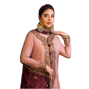 Fourniture directe d'usine pakistanaise Boutique Style robes femmes fête porter fantaisie broderie Patchwork conception robes pour femme - Product Image 3