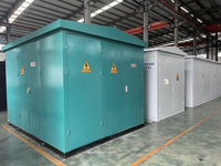 Tableau de distribution électrique moyenne tension 33KV 1250KVA, substation préfabriquée plug-and-play avec acier inoxydable IP54