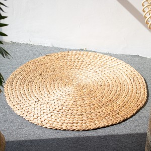 Tapis de maison tissé à la main en jacinthe d'eau, style bohème marocain, fabriqué au Vietnam, grande quantité - Product Image 4