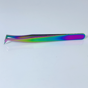 แหนบขนตาปลอมสแตนเลสคุณภาพดีตรงและโค้งแหนบขนตาด้านบนอุปกรณ์ต่อขนตา - Product Image 6