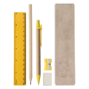 Ensemble de papeterie durable Monoli, stylo promotionnel et accessoires, merchandising écologique - Product Image 6