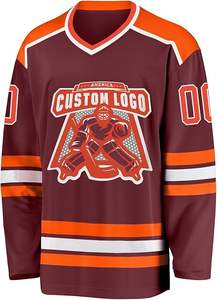 Uniforme de hockey sobre hielo para adultos de talla grande más popular Diseño de logotipo personalizable Estilo de conjuntos elegantes - Product Image 4